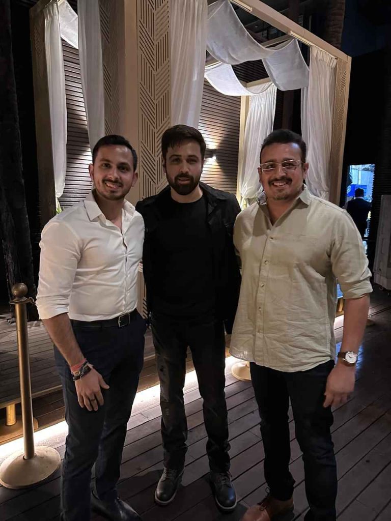Arhan with 3 people