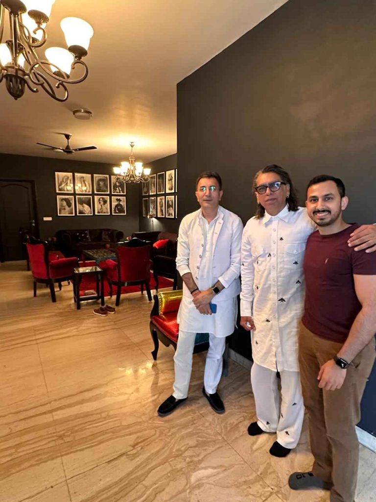 Arhan with people