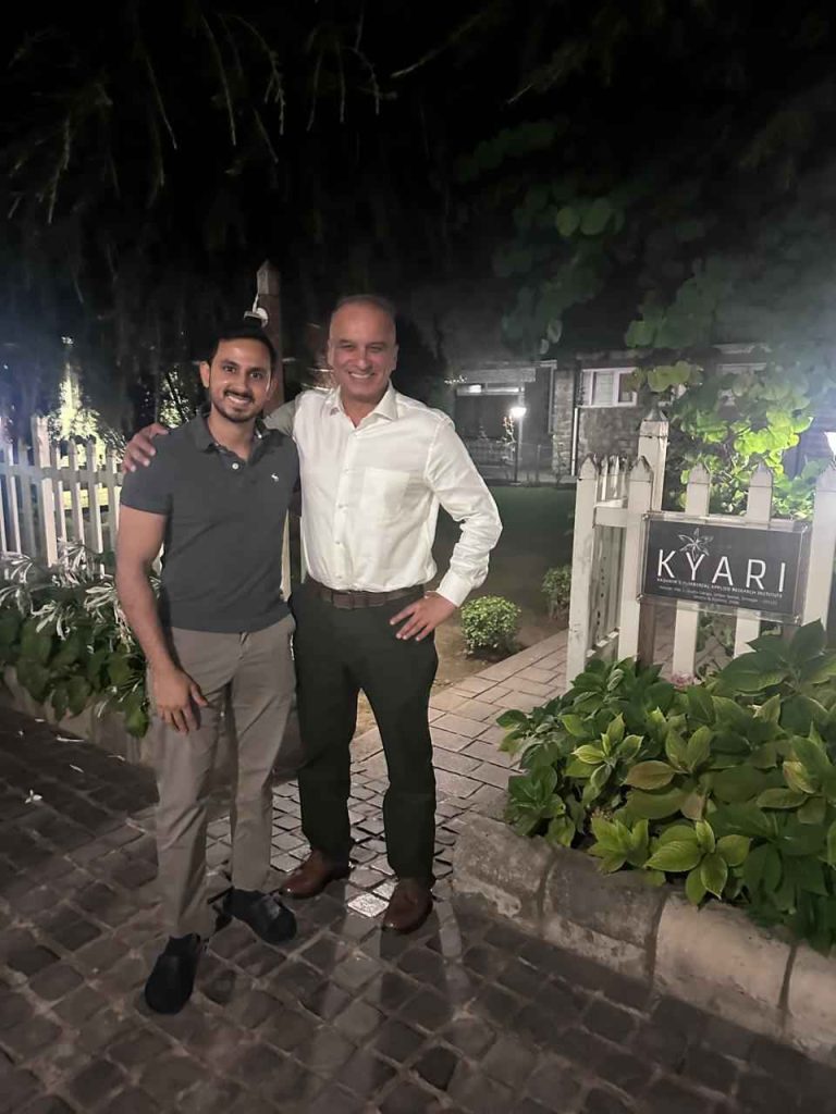 Arhan with old man