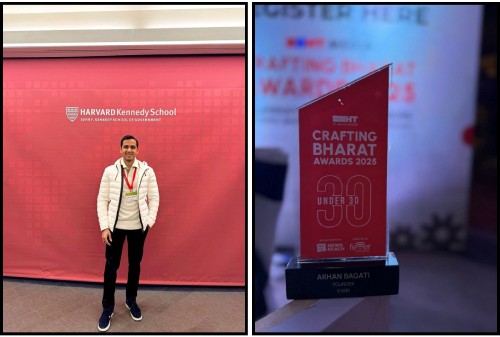 Arhan Bagati gets ‘HT 30 Under 30 Award hindi